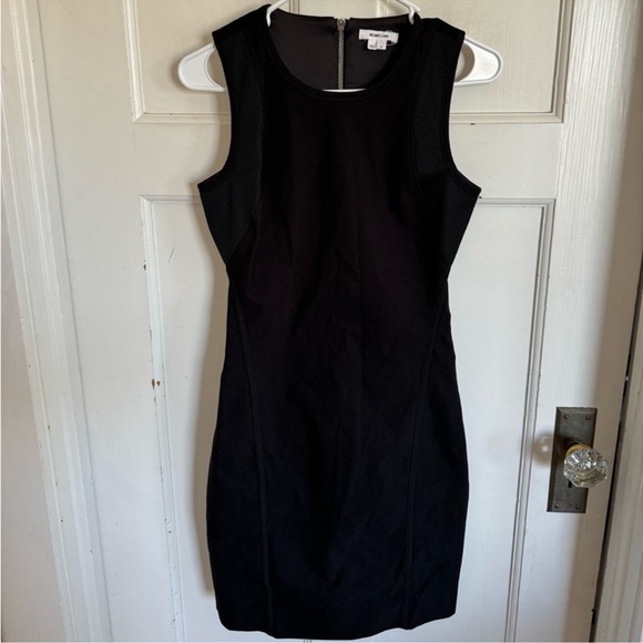 Helmut Lang black mesh detail cut out dress size 2 - Picture 1 of 9